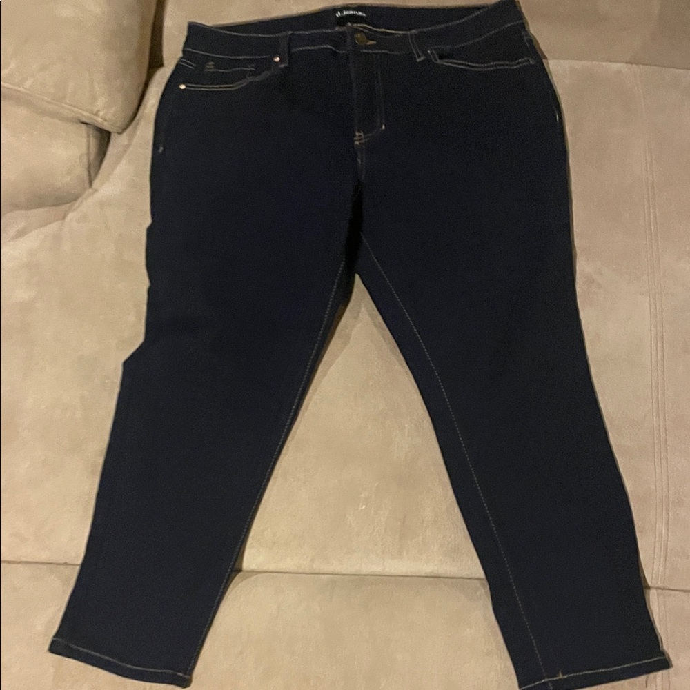 d. jeans Women's Dark Blue Ankle Jeans
